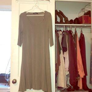 Olive Green knee length dress